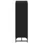 vidaXL Highboard mit Glastüren Schwarz 35x37x120 cm vidaXL Highboard mit Glastüren Schwarz 35x37x120 cm
