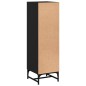 vidaXL Highboard mit Glastüren Schwarz 35x37x120 cm vidaXL Highboard mit Glastüren Schwarz 35x37x120 cm