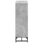 vidaXL Highboard mit Glastüren Betongrau 35x37x120 cm vidaXL Highboard mit Glastüren Betongrau 35x37x120 cm