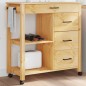 vidaXL Küchenwagen MONZA 84x40x90 cm Massivholz Kiefer vidaXL Küchenwagen MONZA 84x40x90 cm Massivholz Kiefer