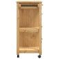 vidaXL Küchenwagen MONZA 84x40x90 cm Massivholz Kiefer vidaXL Küchenwagen MONZA 84x40x90 cm Massivholz Kiefer