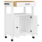 vidaXL Küchenwagen MONZA 60x40x90 cm Massivholz Kiefer vidaXL Küchenwagen MONZA 60x40x90 cm Massivholz Kiefer
