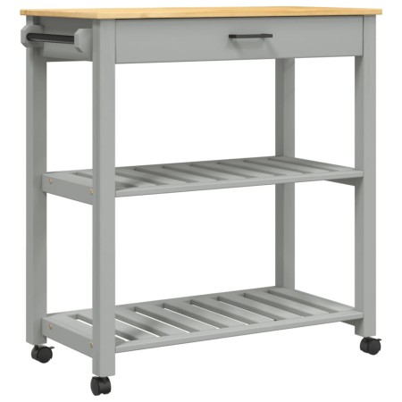 vidaXL Küchenwagen MONZA 84x40x90 cm Massivholz Kiefer