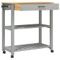 vidaXL Küchenwagen MONZA 84x40x90 cm Massivholz Kiefer vidaXL Küchenwagen MONZA 84x40x90 cm Massivholz Kiefer