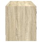 vidaXL TV-Schrank mit Glastüren Sonoma-Eiche 102x37x42 cm vidaXL TV-Schrank mit Glastüren Sonoma-Eiche 102x37x42 cm