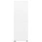 vidaXL Aktenschrank Weiß 90x46x134 cm Stahl vidaXL Aktenschrank Weiß 90x46x134 cm Stahl