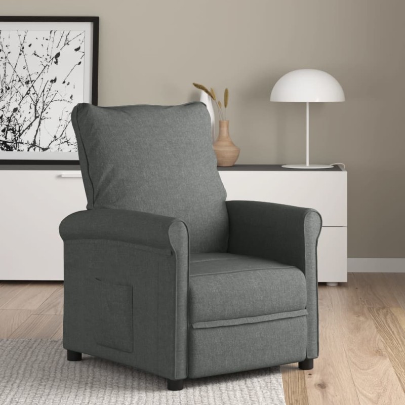 vidaXL Relaxsessel Dunkelgrau Stoff vidaXL Relaxsessel Dunkelgrau Stoff