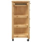vidaXL Küchenwagen MONZA 84x40x90 cm Massivholz Kiefer vidaXL Küchenwagen MONZA 84x40x90 cm Massivholz Kiefer