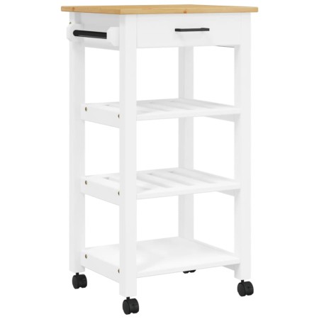 vidaXL Küchenwagen MONZA 48x40x90 cm Massivholz Kiefer