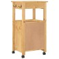 vidaXL Küchenwagen MONZA 48x40x90 cm Massivholz Kiefer vidaXL Küchenwagen MONZA 48x40x90 cm Massivholz Kiefer