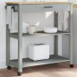 vidaXL Küchenwagen MONZA 84x40x90 cm Massivholz Kiefer vidaXL Küchenwagen MONZA 84x40x90 cm Massivholz Kiefer