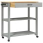 vidaXL Küchenwagen MONZA 84x40x90 cm Massivholz Kiefer vidaXL Küchenwagen MONZA 84x40x90 cm Massivholz Kiefer