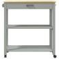 vidaXL Küchenwagen MONZA 84x40x90 cm Massivholz Kiefer vidaXL Küchenwagen MONZA 84x40x90 cm Massivholz Kiefer
