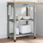 vidaXL Küchenwagen MONZA 60x40x90 cm Massivholz Kiefer vidaXL Küchenwagen MONZA 60x40x90 cm Massivholz Kiefer