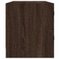 vidaXL TV-Schrank mit Glastüren Braun Eichen-Optik 102x37x42 cm vidaXL TV-Schrank mit Glastüren Braun Eichen-Optik 102x37x42 cm