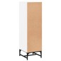 vidaXL Highboard mit Glastüren Weiß 35x37x120 cm vidaXL Highboard mit Glastüren Weiß 35x37x120 cm