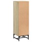 vidaXL Highboard mit Glastüren Sonoma-Eiche 35x37x120 cm vidaXL Highboard mit Glastüren Sonoma-Eiche 35x37x120 cm