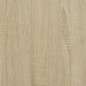 vidaXL Highboard mit Glastüren Sonoma-Eiche 35x37x120 cm vidaXL Highboard mit Glastüren Sonoma-Eiche 35x37x120 cm