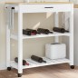 vidaXL Küchenwagen MONZA 84x40x90 cm Massivholz Kiefer vidaXL Küchenwagen MONZA 84x40x90 cm Massivholz Kiefer