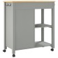 vidaXL Küchenwagen MONZA 84x40x90 cm Massivholz Kiefer vidaXL Küchenwagen MONZA 84x40x90 cm Massivholz Kiefer