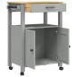 vidaXL Küchenwagen MONZA 60x40x90 cm Massivholz Kiefer vidaXL Küchenwagen MONZA 60x40x90 cm Massivholz Kiefer