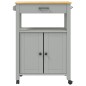 vidaXL Küchenwagen MONZA 60x40x90 cm Massivholz Kiefer vidaXL Küchenwagen MONZA 60x40x90 cm Massivholz Kiefer