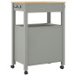 vidaXL Küchenwagen MONZA 60x40x90 cm Massivholz Kiefer vidaXL Küchenwagen MONZA 60x40x90 cm Massivholz Kiefer