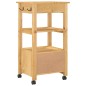 vidaXL Küchenwagen MONZA 48x40x90 cm Massivholz Kiefer vidaXL Küchenwagen MONZA 48x40x90 cm Massivholz Kiefer