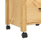 vidaXL Küchenwagen MONZA 48x40x90 cm Massivholz Kiefer vidaXL Küchenwagen MONZA 48x40x90 cm Massivholz Kiefer