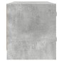 vidaXL TV-Schrank mit Glastüren Betongrau 102x37x42 cm vidaXL TV-Schrank mit Glastüren Betongrau 102x37x42 cm