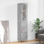 vidaXL Highboard Betongrau 34,5x34x180 cm Holzwerkstoff vidaXL Highboard Betongrau 34,5x34x180 cm Holzwerkstoff