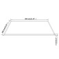 vidaXL Tischplatte aus gehärtetem Glas Quadratisch 800 x 800 mm vidaXL Tischplatte aus gehärtetem Glas Quadratisch 800 x 800 mm