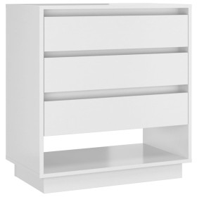 vidaXL Sideboard Hochglanz-Weiß 70x41x75 cm Holzwerkstoff