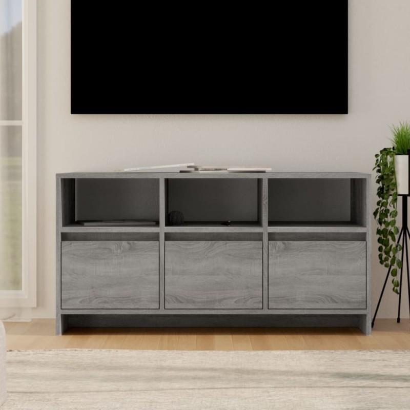 vidaXL TV-Schrank Grau Sonoma 102x37,5x52,5 cm Holzwerkstoff vidaXL TV-Schrank Grau Sonoma 102x37,5x52,5 cm Holzwerkstoff