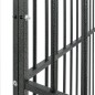 vidaXL Hundelaufstall 4-tlg. Schwarz Verzinkter Stahl vidaXL Hundelaufstall 4-tlg. Schwarz Verzinkter Stahl