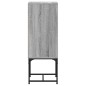 vidaXL Beistellschrank mit Glastür Grau Sonoma 35x37x100 cm vidaXL Beistellschrank mit Glastür Grau Sonoma 35x37x100 cm
