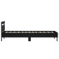vidaXL Bettgestell mit Kopfteil Schwarz 90x190 cm Holzwerkstoff vidaXL Bettgestell mit Kopfteil Schwarz 90x190 cm Holzwerkstoff