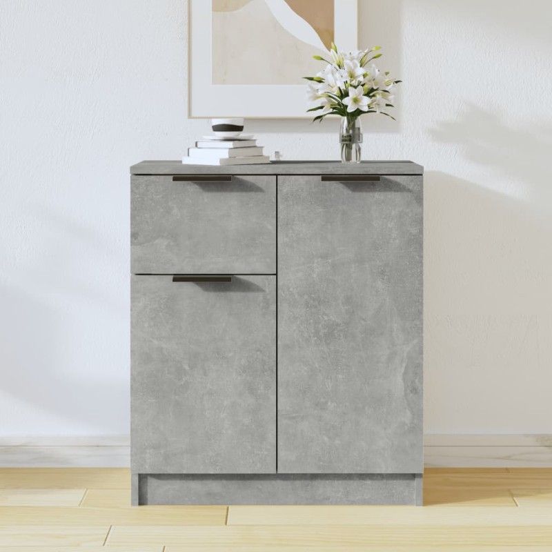 vidaXL Sideboard Betongrau 60x30x70 cm Holzwerkstoff vidaXL Sideboard Betongrau 60x30x70 cm Holzwerkstoff