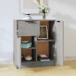 vidaXL Sideboard Betongrau 60x30x70 cm Holzwerkstoff vidaXL Sideboard Betongrau 60x30x70 cm Holzwerkstoff