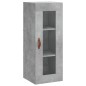 vidaXL Highboard Betongrau 34,5x34x180 cm Holzwerkstoff vidaXL Highboard Betongrau 34,5x34x180 cm Holzwerkstoff