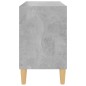vidaXL TV-Schrank mit Massivholz-Beinen Betongrau 69,5x30x50 cm vidaXL TV-Schrank mit Massivholz-Beinen Betongrau 69,5x30x50 cm