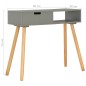 vidaXL Konsolentisch Grau 80x30x72 cm Kiefer Massivholz vidaXL Konsolentisch Grau 80x30x72 cm Kiefer Massivholz