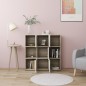 vidaXL Bücherregal Weiß Sonoma-Eiche 90x30x90 cm Holzwerkstoff vidaXL Bücherregal Weiß Sonoma-Eiche 90x30x90 cm Holzwerkstoff