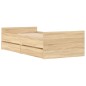 vidaXL Bettgestell mit Schubladen Sonoma-Eiche 90x190 cm vidaXL Bettgestell mit Schubladen Sonoma-Eiche 90x190 cm