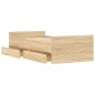 vidaXL Bettgestell mit Schubladen Sonoma-Eiche 90x190 cm vidaXL Bettgestell mit Schubladen Sonoma-Eiche 90x190 cm
