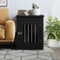 vidaXL Hundekäfig im Möbelstil Schwarz 55x75x65 cm Holzwerkstoff vidaXL Hundekäfig im Möbelstil Schwarz 55x75x65 cm Holzwerkstoff
