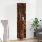Highboard Räuchereiche 34,5x34x180 cm Holzwerkstoff Highboard Räuchereiche 34,5x34x180 cm Holzwerkstoff