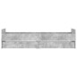 vidaXL Bettgestell mit Schubladen Betongrau 90x190 cm vidaXL Bettgestell mit Schubladen Betongrau 90x190 cm
