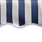 vidaXL Markisenbespannung Canvas Blau & Weiß 350x250 cm vidaXL Markisenbespannung Canvas Blau & Weiß 350x250 cm