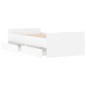 vidaXL Bettgestell mit Schubladen Weiß 90x190 cm vidaXL Bettgestell mit Schubladen Weiß 90x190 cm